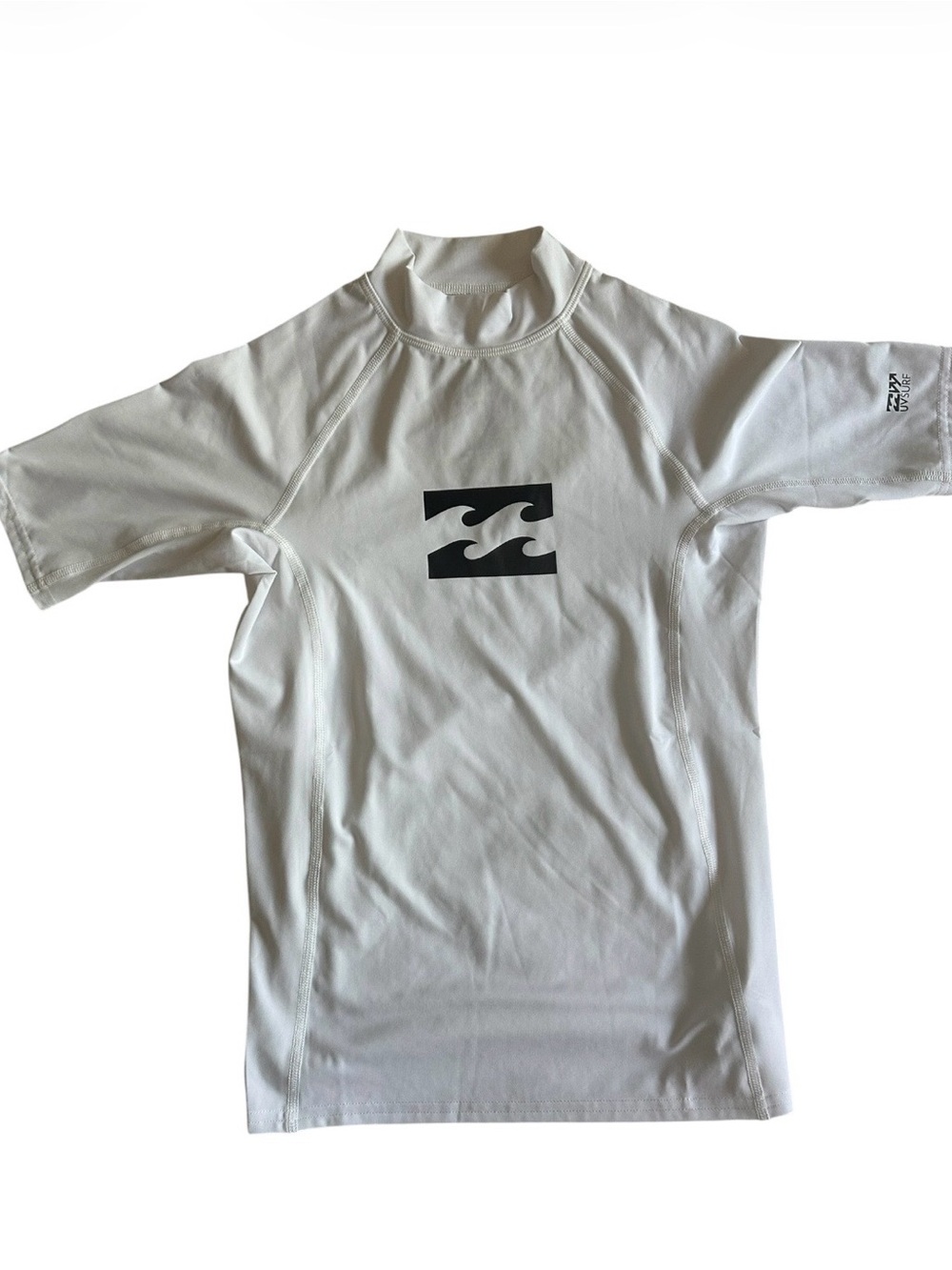 NWOT Billabong Kids’ White Short Sleeve Rash Guard